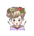 B Flower Boy（個別スタンプ：24）