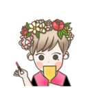 B Flower Boy（個別スタンプ：27）