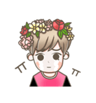 B Flower Boy（個別スタンプ：28）