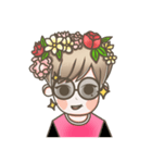 B Flower Boy（個別スタンプ：33）