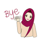 lovely Muslimah hijab lover（個別スタンプ：17）