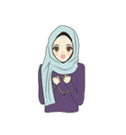 lovely Muslimah hijab lover（個別スタンプ：36）
