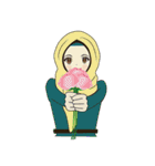 lovely Muslimah hijab lover（個別スタンプ：38）