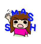 ライブスタンプ（ピンク）（個別スタンプ：2）