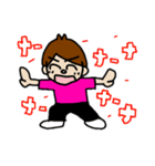 ライブスタンプ（ピンク）（個別スタンプ：3）