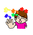 ライブスタンプ（ピンク）（個別スタンプ：4）