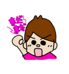 ライブスタンプ（ピンク）（個別スタンプ：5）