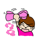 ライブスタンプ（ピンク）（個別スタンプ：7）