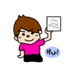 ライブスタンプ（ピンク）（個別スタンプ：26）