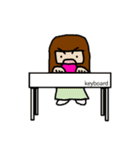 ライブスタンプ（ピンク）（個別スタンプ：32）