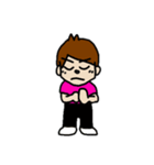 ライブスタンプ（ピンク）（個別スタンプ：37）