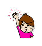 ライブスタンプ（ピンク）（個別スタンプ：38）