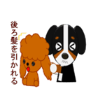 まろいぬ＆もじゃ犬のことわざ・慣用句①（個別スタンプ：11）