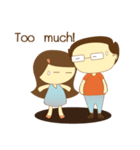 Just the 2 of us (Eng)（個別スタンプ：33）