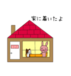 うさことうさおーデート・約束編ー（個別スタンプ：34）