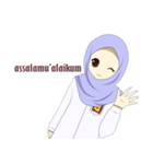 Hijab student（個別スタンプ：4）