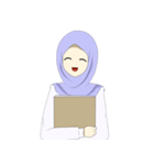 Hijab student（個別スタンプ：6）
