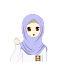 Hijab student（個別スタンプ：9）