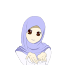 Hijab student（個別スタンプ：22）