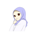 Hijab student（個別スタンプ：34）