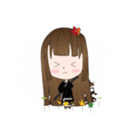 Japanese girl but heart Thailand.（個別スタンプ：35）