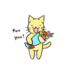 笑ねこと仲間たち～笑ねこシリーズ①～（個別スタンプ：34）