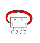イマドキの四角（個別スタンプ：1）