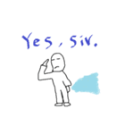 空気で話すスタンプ（個別スタンプ：19）