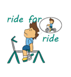 Ride (bicycle) for WHAT？（個別スタンプ：4）