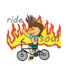 Ride (bicycle) for WHAT？（個別スタンプ：9）