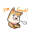 柴犬漫画（個別スタンプ：4）