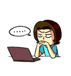 柴犬漫画（個別スタンプ：7）