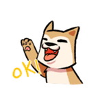 柴犬漫画（個別スタンプ：9）
