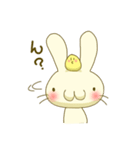 うさひょこ。（個別スタンプ：3）