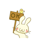 うさひょこ。（個別スタンプ：5）