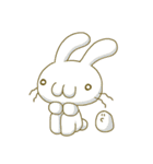 うさひょこ。（個別スタンプ：9）