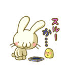 うさひょこ。（個別スタンプ：25）