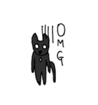 黒猫ちゃんの常套句（個別スタンプ：10）