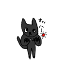 黒猫ちゃんの常套句（個別スタンプ：11）