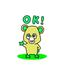 Green baby monster（個別スタンプ：8）