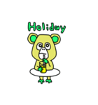 Green baby monster（個別スタンプ：12）