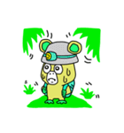 Green baby monster（個別スタンプ：18）