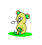 Green baby monster（個別スタンプ：31）