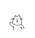 人っぽいねこのスタンプ（個別スタンプ：11）