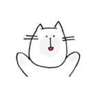人っぽいねこのスタンプ（個別スタンプ：12）