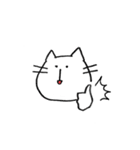 人っぽいねこのスタンプ（個別スタンプ：13）