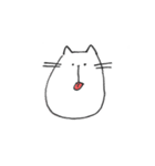人っぽいねこのスタンプ（個別スタンプ：23）