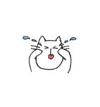 人っぽいねこのスタンプ（個別スタンプ：24）
