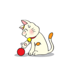 可愛い猫 (日本語)（個別スタンプ：40）