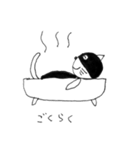 ふくめんネコ（個別スタンプ：17）